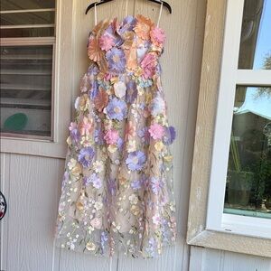 Floral Multicolor Kids Dress